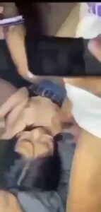 สาวโรงงานหุ่นน่าเย็ด โดนพี่น้องในโรงงานรุมซอยหีแตกในยับ